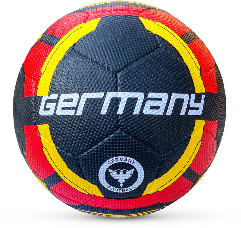 VECTOR X Germany Rubber Moulded Football - Size: 5(Standard, Pack of 1, Red, Black)