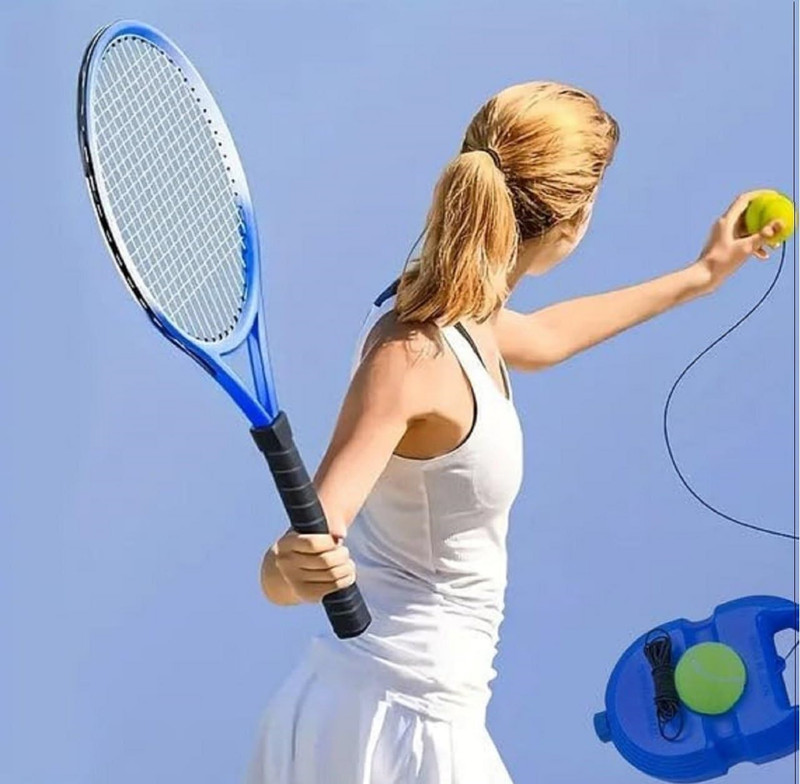 Adare Including Tennis Rebound Ball with String,Tennis Rebounder Kit Tennis Kit-0B Tennis Ball(Standard, Pack of 1)