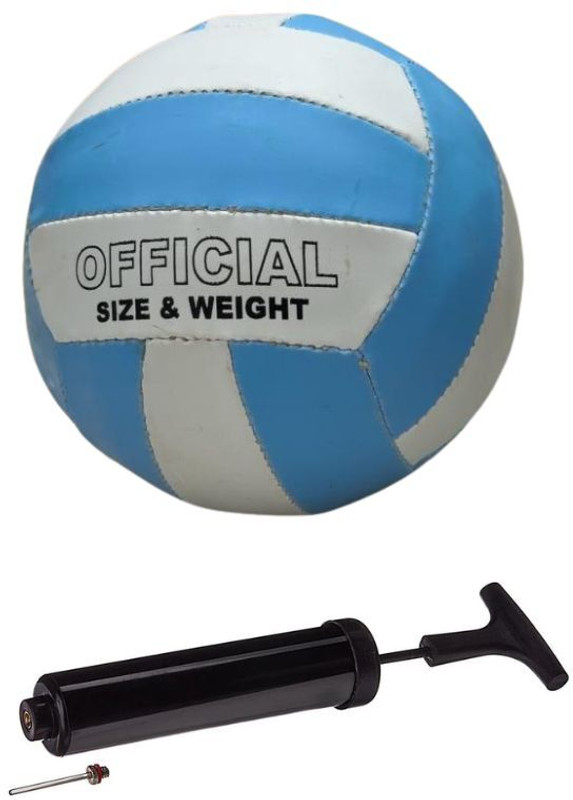 SHORYA SUPER SOFT VOLLEYBALL WITH AIR PUMP (SIZE -4) Volleyball - Size: 4(Standard, Pack of 1)