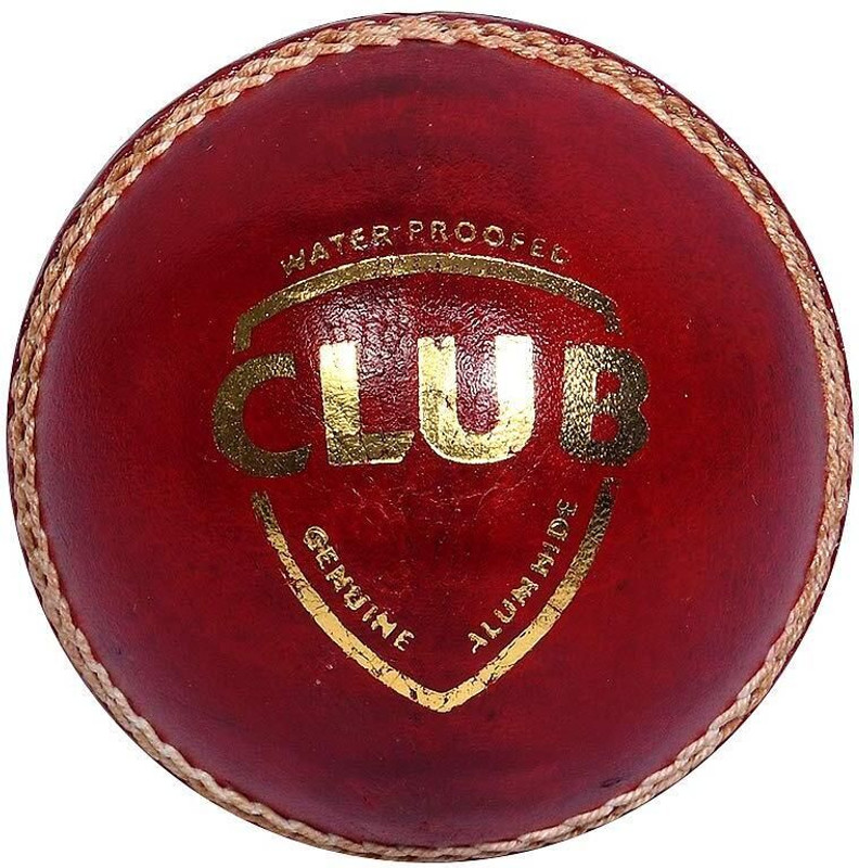 Cricketkingdom Royal Industries Club 4 piece leather ball red 25-30 overs Cricket Leather Ball(Standard, Pack of 1, Red)