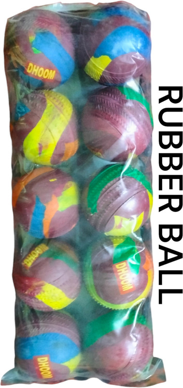 SUMANGALAM ENTERPRISES Army design Cricket jumper Rubber ball (PACK OF 10) Tennis Ball(Standard, Pack of 10, Multicolor)