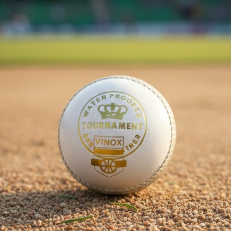 vinox Grand Slam Pro Leather Ball Cricket Leather Ball(Standard, Pack of 1, White)