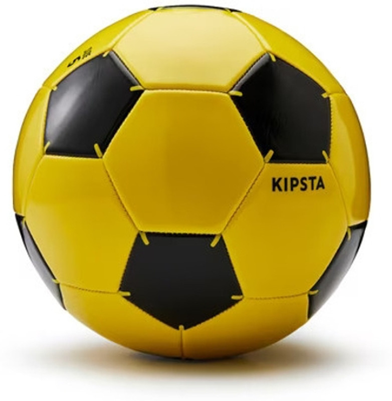 KIPISTA Football Ball Training (KIPSTA) Size 5 (AGE ABOVE 12 YRS) YELLOW Football - Size: 5(Standard, Pack of 1, Yellow)