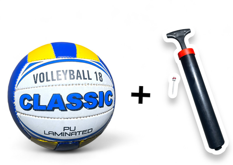 DSS SUPER QUALITY LIGHT WEIGHT VOLLEYBALL WITH PUMP Volleyball - Size: 4(Standard, Pack of 1, Multicolor)