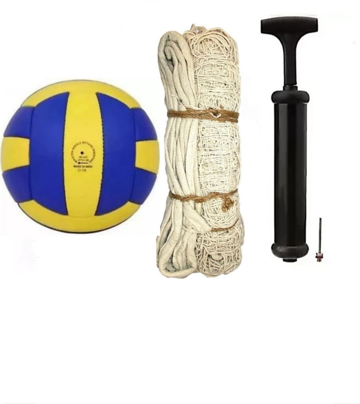 clark classy yellow blue rubber volleyball size 4 sd2 Volleyball - Size: 4(Standard, Pack of 1)