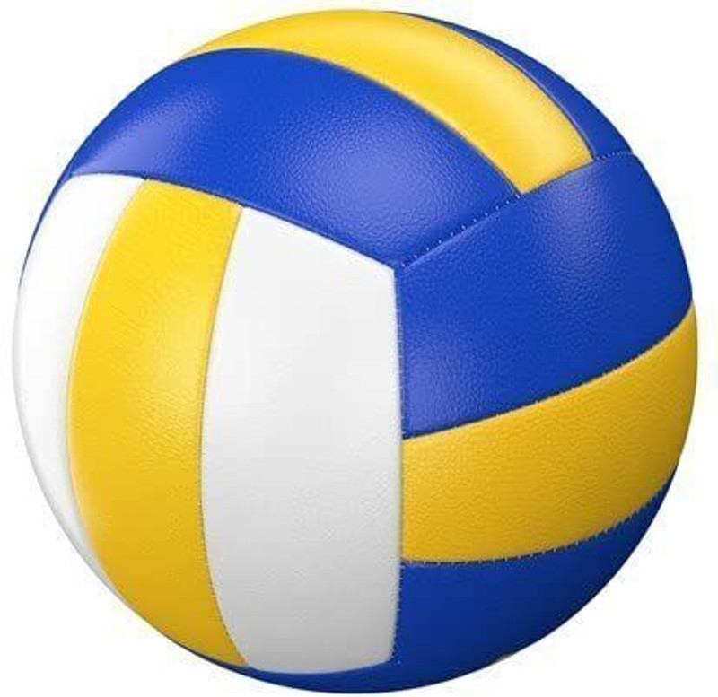 BUNNYMART Volleyball classic new yellow blue Size-5 Volleyball - Size: 5(Standard, Pack of 2, Multicolor)