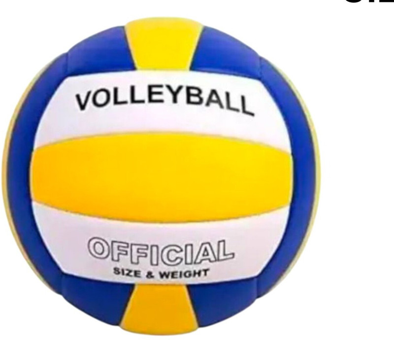 siyaram SIZE 4 OFFICIAL PVC VOLLEYBALL AND PUMP Volleyball - Size: 4(Standard, Pack of 1)