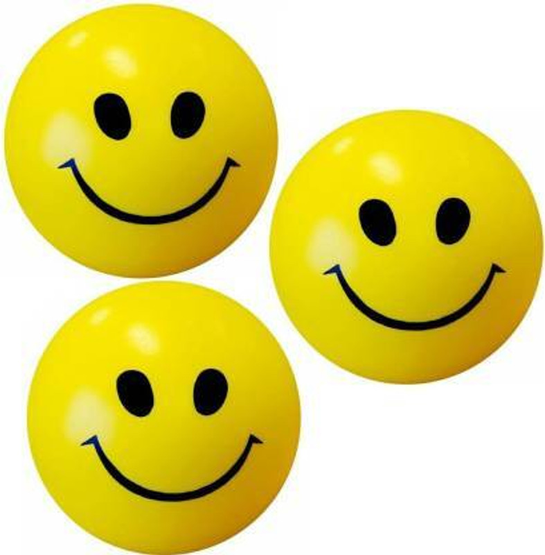 Deeshora Soft smile Balls for Beginners - Easy to Grip and Throw, Perfect for Learning  - 60 mm(Yellow)
