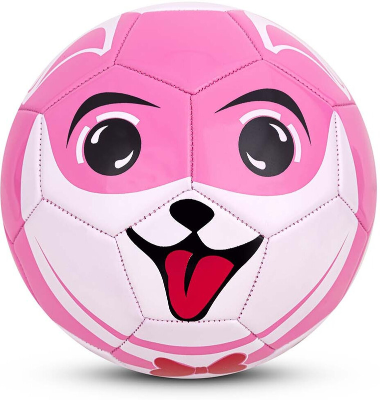 VECTOR X Dog Face Design|PVC Machine Stitched|Animal Cartoon Printed Soccer Play Ball Football - Size: 5(Kids, Pack of 1)