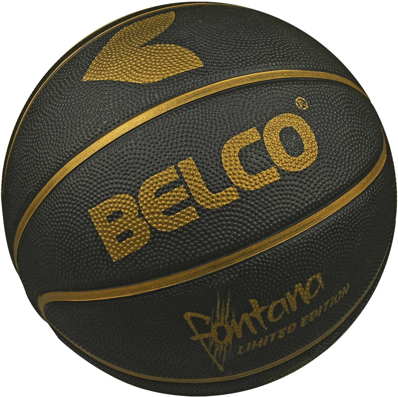 BELCO SPORTS Fontana Basketball, Size 7, Black Basketball - Size: 7(Standard, Pack of 1, Black)