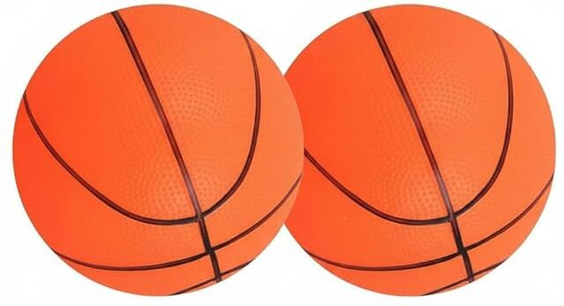 BHARATEXPORT Soft Bounce Silicone Rubber Basketball Toy Indoor Outdoor Orange Ball Basketball - Size: 3(Kids, Pack of 1, Orange)