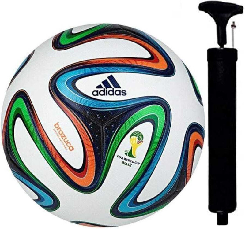 SINGHALTRADE Traders 4 colour hand stich football size-5 with Air pump Football - Size: 5(Standard, Pack of 1)