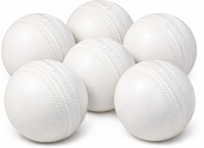 Tigon street cricket ball is waterproof, suitable for all seasons and durable 80gm Cricket Training Ball(Standard, Pack of 6, White)