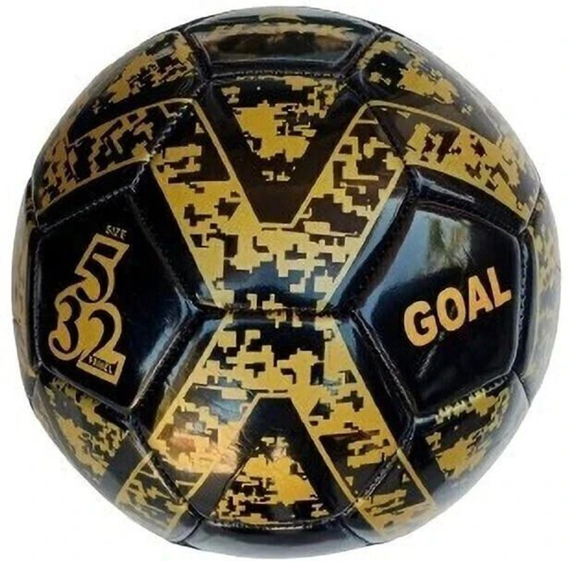 HAWKK Home Play Football For Kids under 12 Years, black, Durable and Water-Resistant Football - Size: 3(Kids, Pack of 1, Black)