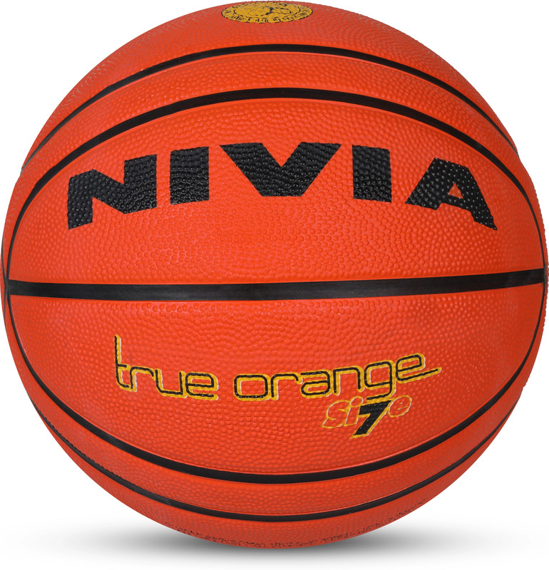 NIVIA Warrior, BFI Standard, 12 Panels, Rubber Moulded, Ideal for all surfaces Basketball - Size: 7(Standard, Pack of 1)