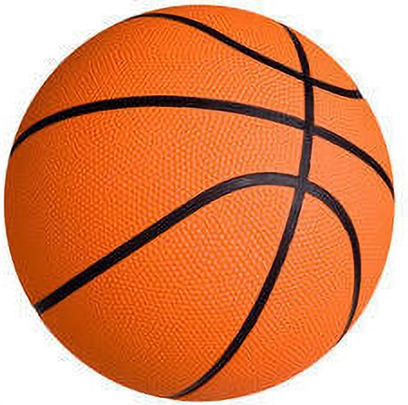 LUMINASHINY Durable Rubber Basketball Size 7 Outdoor & Indoor Training Ball Basketball - Size: 7(Standard, Pack of 1, Orange)