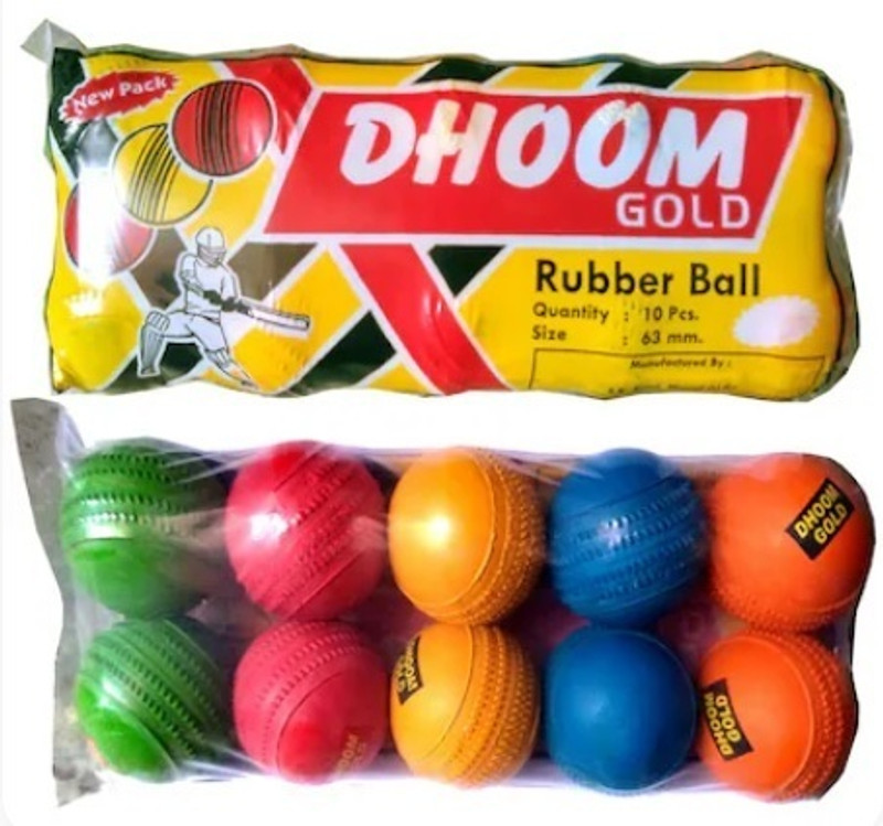 PAREEZEH RUBBERBALL5PC Cricket Rubber Ball(Standard, Pack of 5)