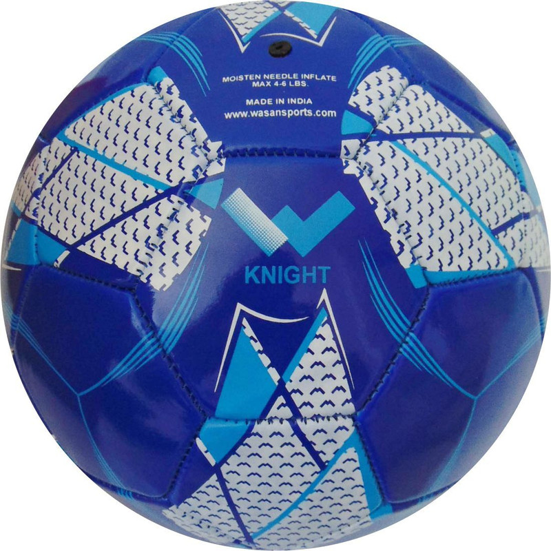 Wasan Knight Football Sz.5- Blue Football - Size: 5(Standard, Pack of 1, Blue)