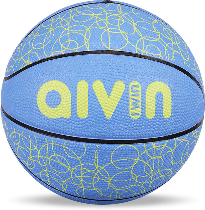 AIVIN THRE3ZY Mini Basketball – Compact Design | Pro Grip & Durable Build | Basketball - Size: 3(Kids, Pack of 1, Blue)