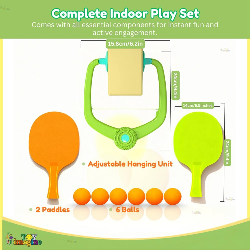Roventa Racket Set with Balls Professional TT Bat Combo for Indoor Outdoor Play EDD Table Tennis Kit