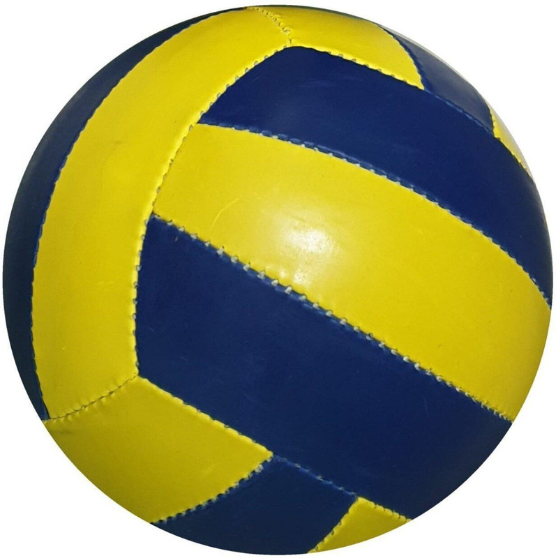 HASS Plain Volleyball 18 Panels with Needle Volleyball - Size: 4(Standard, Pack of 1, Multicolor)