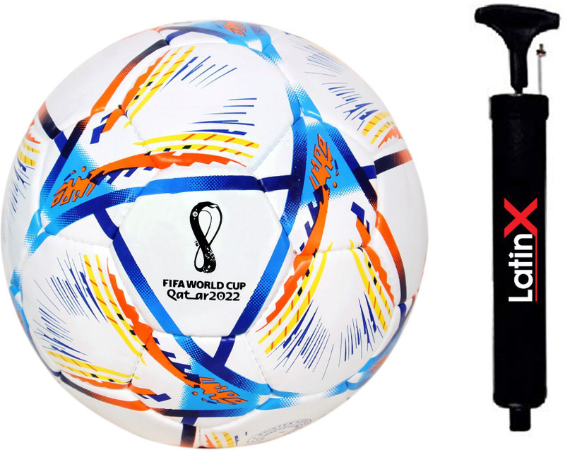 Etahmart NEWWCUP2022 Football - Size: 5(Standard, Pack of 2, Multicolor)