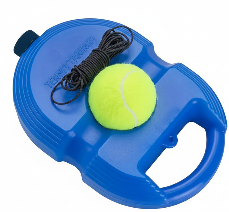 Plasto PlastoAdda Tennis Trainer Rebound Ball with String Set Self Tennis Practice Tennis Ball(Standard, Pack of 1, Blue)