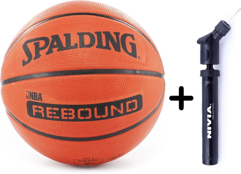 NIVIA Combo Safari Basketball Multicolor (Size - 3) with Ball pump Basketball - Size: 3(Kids, Pack of 2, Multicolor)