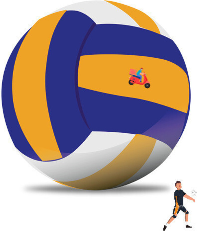 gamers hub Chauhan_stores_volleyball_2052 Volleyball - Size: 4(Standard, Pack of 1, Multicolor)