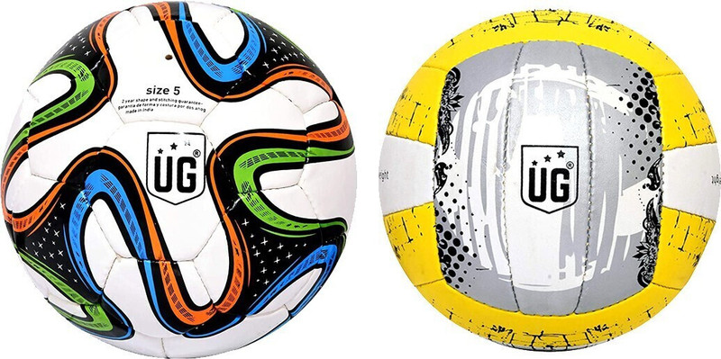 ULTIMATE GOAL Football & Volleyball Size - 5 Football - Size: 5(Standard, Pack of 1)