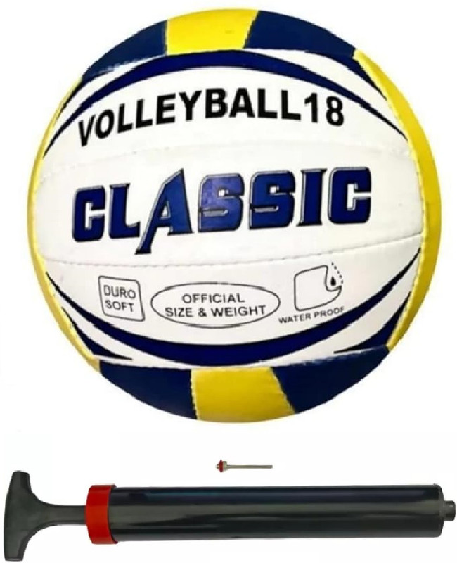 NIVONSPORTS Synthetic CN7 Volleyball with air pump Training Ball for Indoor & Outdoor Play Volleyball - Size: 4(Standard, Pack of 2)