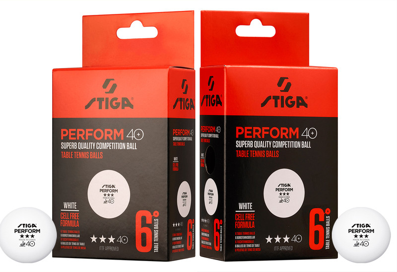COSCO Stiga Cup 40+ mm 24 Table Tennis Ball(Standard, Pack of 2, White)