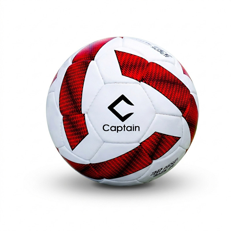 CAPTAIN PRACTICE 5 SIZE FOOTBALL Football - Size: 5(Standard, Pack of 1, White, Red)