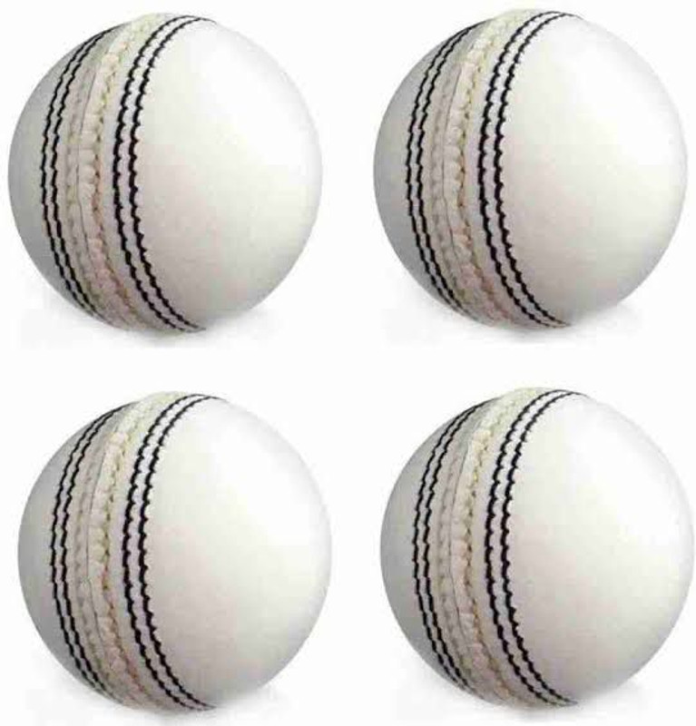 duro Red Lether Cricket Ball " 2 pcs Ball Cricket Leather Ball(Standard, Pack of 6, Red)