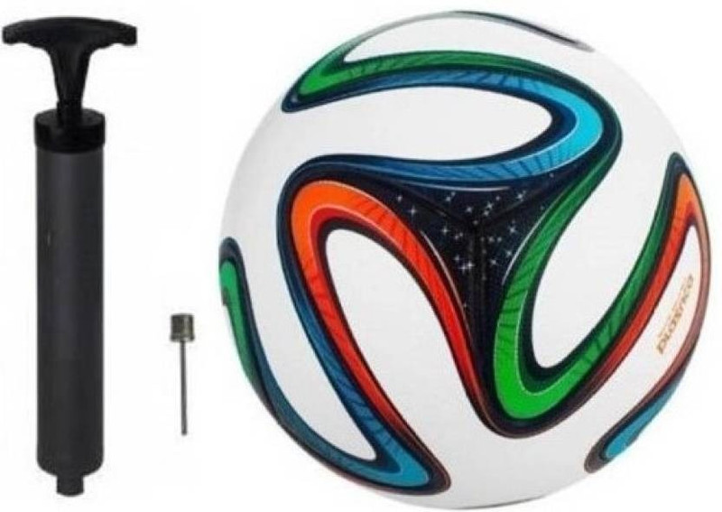 Traders Swati PU Football With Air Pump Football Football - Size: 5(Pack of 1)
