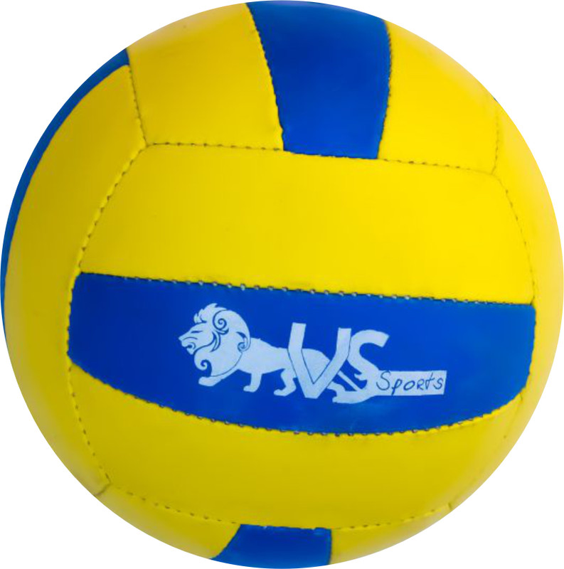 VS Sports Size 4-Premium Quality Spirit Volleyball - Size: 4(Standard, Pack of 1, Yellow, Blue, White, Multicolor)