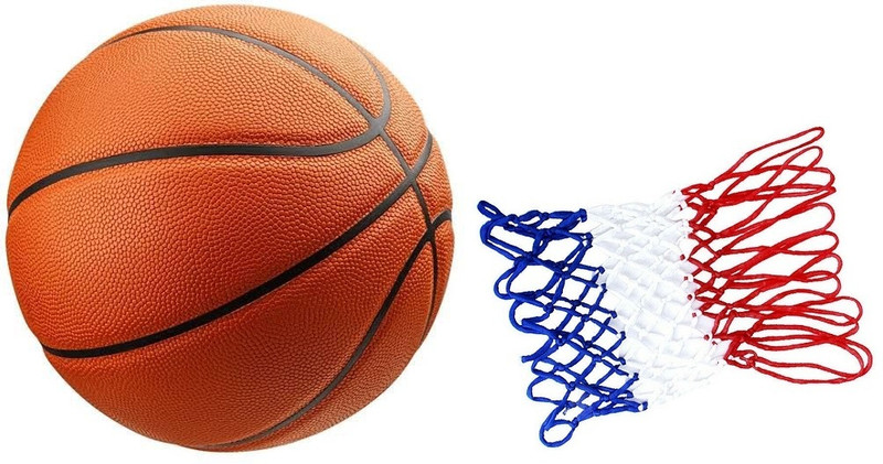 WINPRO Combo Full size Ring+ basketball Basketball - Size: 7(Kids, Pack of 1, Orange)