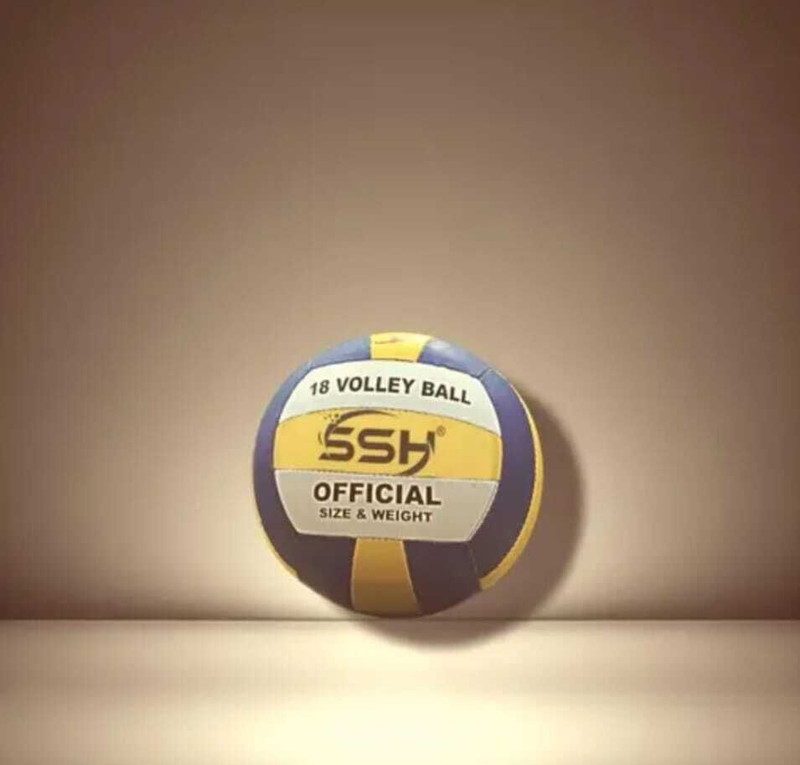 GURU J ENTERPRISES FAMOUS PVC VOLLEYBALL BALLS OFFICIAL SIZE AND WEIGHT .( STANDARD, PACK OF 1 ) Volleyball - Size: 4(Standard, Pack of 1, Yellow)