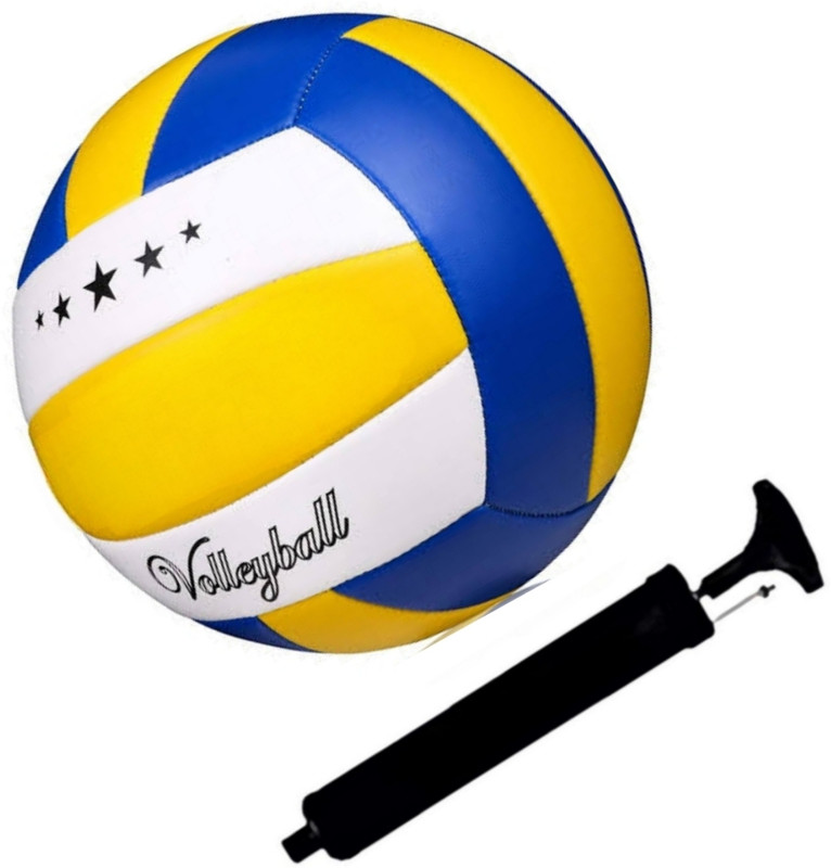Classic Eagle Premium Volleyball Kit Size -4 with Air Pump and Net(Pack of 1) Volleyball - Size: 4(Standard, Pack of 1, Multicolor)