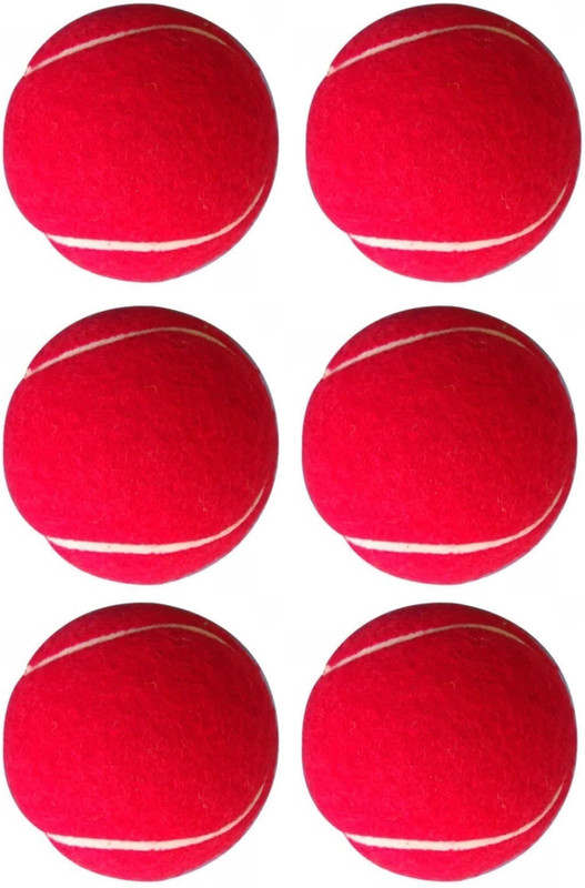 R G ENTERPRISES TB01 Tennis Ball(Standard, Pack of 12, Red)