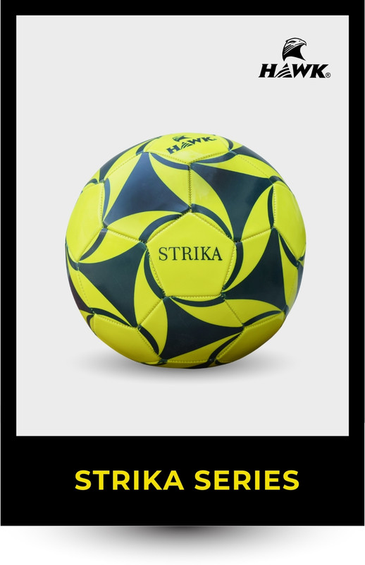 HAWKK STRIKA Football - Size: 5(Kids, Pack of 1, Green)