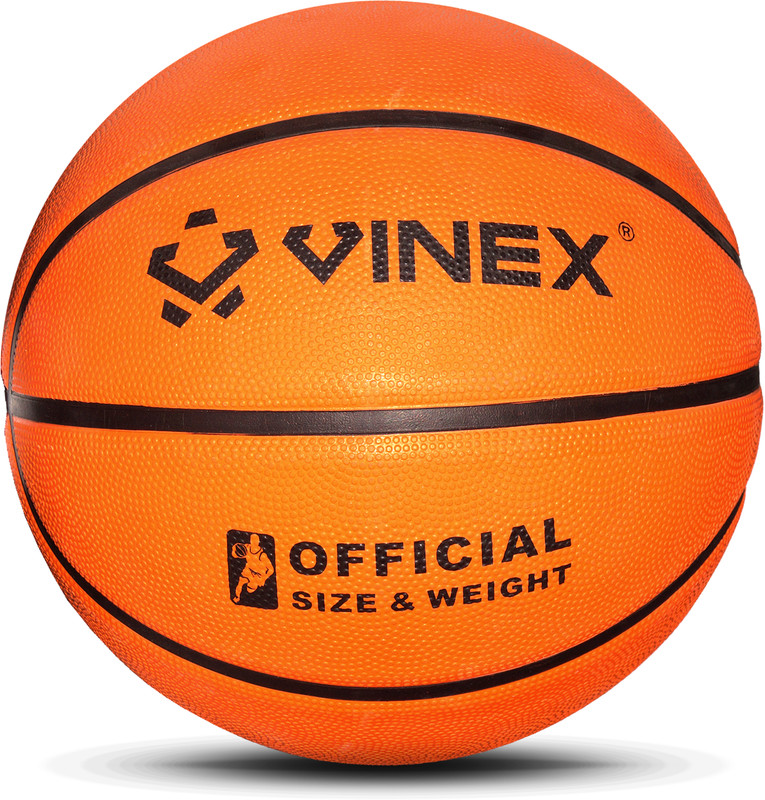 VINEX Basketball, Impulse, Moulded Basketball, Natural Rubber, include Air Needle Basketball - Size: 6(Standard, Pack of 1)