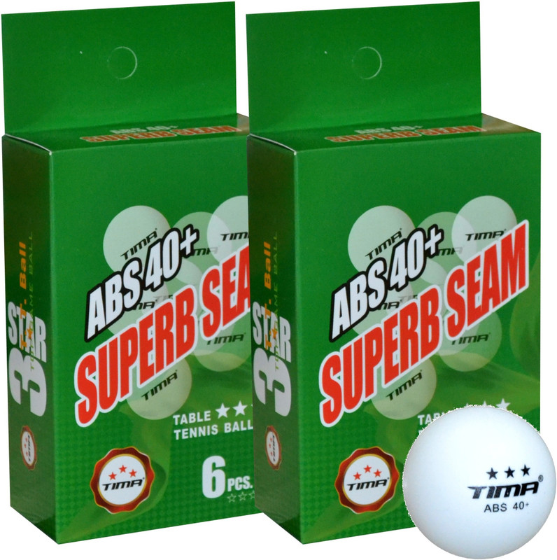 TIMA Table Tennis Balls ABS40+ 3 Star Superb Seam Table Tennis Ball(Standard, Pack of 24, Orange)