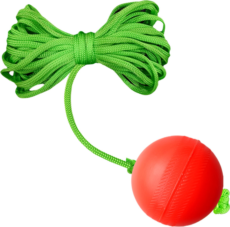 sportedge Plastic Hanging Cricket Practice Ball with Rope for Home Training Cricket Training Ball(Kids, Pack of 1)
