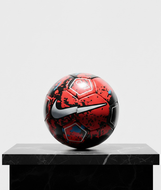 SSPORTSHUB Premium F.C.B Logo Football Size 5 | Durable PU Leather Match & Training Ball Football - Size: 5(Standard, Pack of 1, Red)