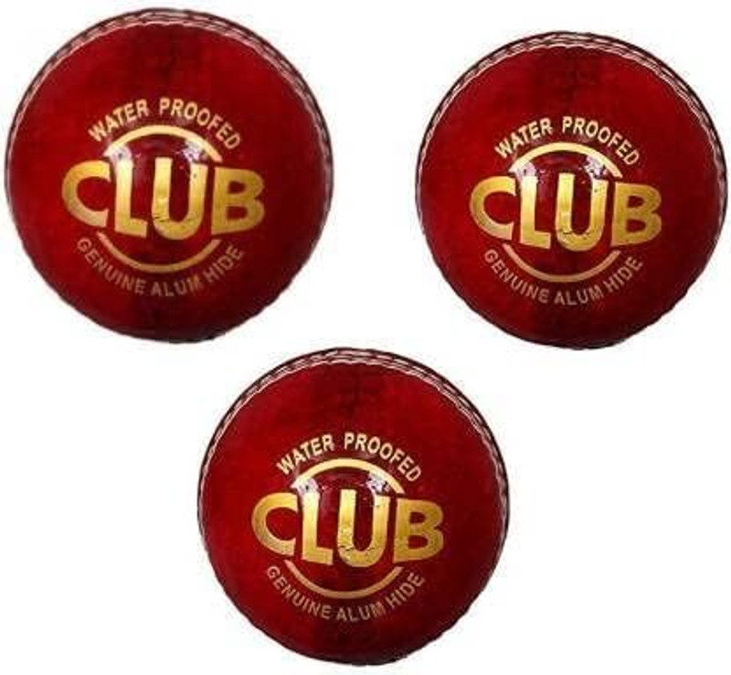 RASTOGI TRADERS Water-Resistant Leather Ball | Suitable for Practice Game | Tournament Game Cork Cricket Leather Ball(Standard, Pack of 1)