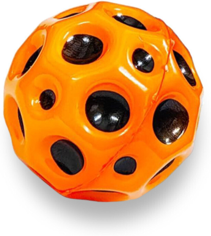 Stylbase Bouncing Moon Ball Jumping Rubber Ball for Outdoor sports sensory play Cricket Rubber Ball(Kids, Pack of 1, Multicolor)