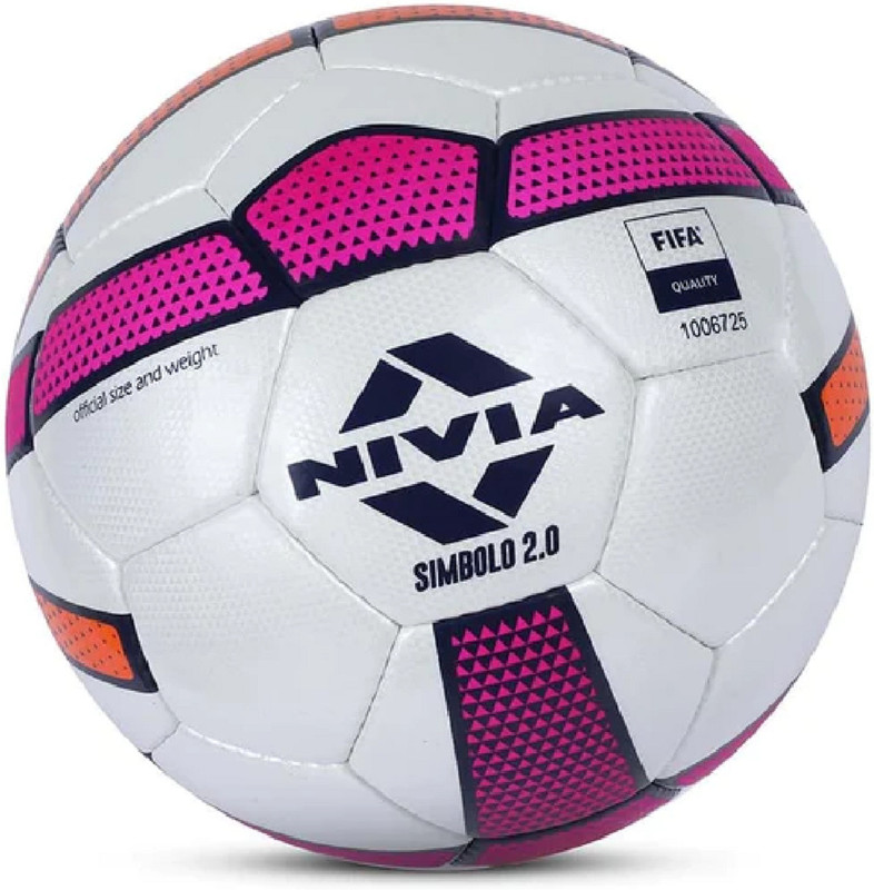 NIVIA Simbolo Multicolor Football - Size: 4(Standard, Pack of 1)