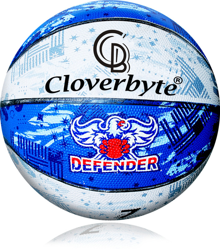 CLOVERBYTE Defender Basketball Size 7 Professional for Indoor-Outdoor Training for Players Basketball - Size: 7(Standard, Pack of 1)