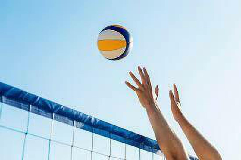 Dinetic CLASSIC SUPER SOFT VOLLEYBALL AND INFLATING NEEDLE FOR SPORTS Volleyball - Size: 4(Standard, Pack of 1, Blue, Multicolor)
